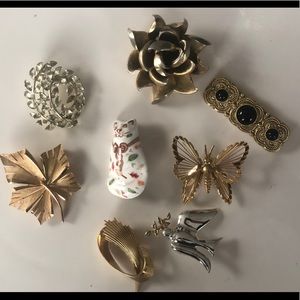 Vintage 80’s brooches/pins